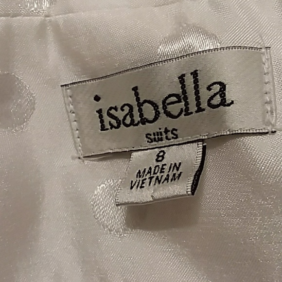 Isabella, white jacket, polka dots - Picture 6 of 6